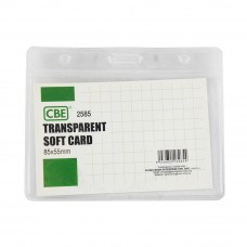 CBE 2585 Transparent Soft Card - 85 x 55mm
